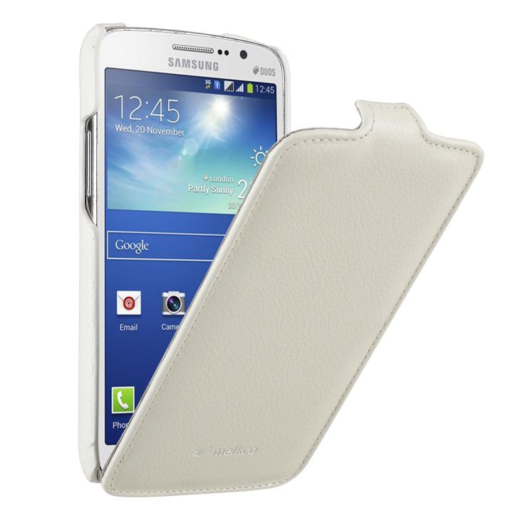 Чехол для Samsung G7102 Galaxy Grand 2 Duos Melkco Jacka leather case, white [SSGD71LCJT1WEPULC]