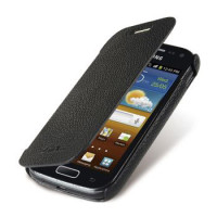 Чохол для Samsung i8160 Galaxy Ace II Melkco Book leather case, black [SSAC81LCFB2BKLC]