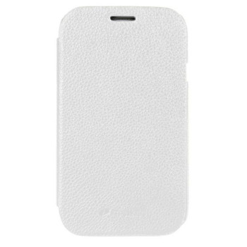 Чехол для Samsung i8160 Galaxy Ace II Melkco Book leather case, white [SSAC81LCFB2WELC]