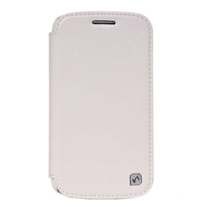 Чехол для Samsung i8260/i8262 Galaxy Core HOCO Crystal leather case, white [HS-L065]