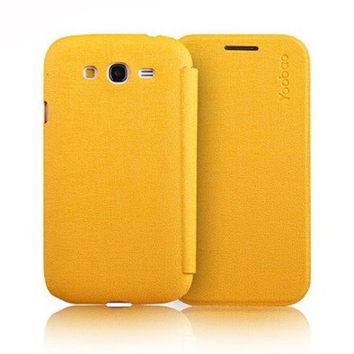 Чехол для Samsung i9082 Galaxy Grand Duos Yoobao Slim Leather case, yellow [LCSAMI9082-SYL]