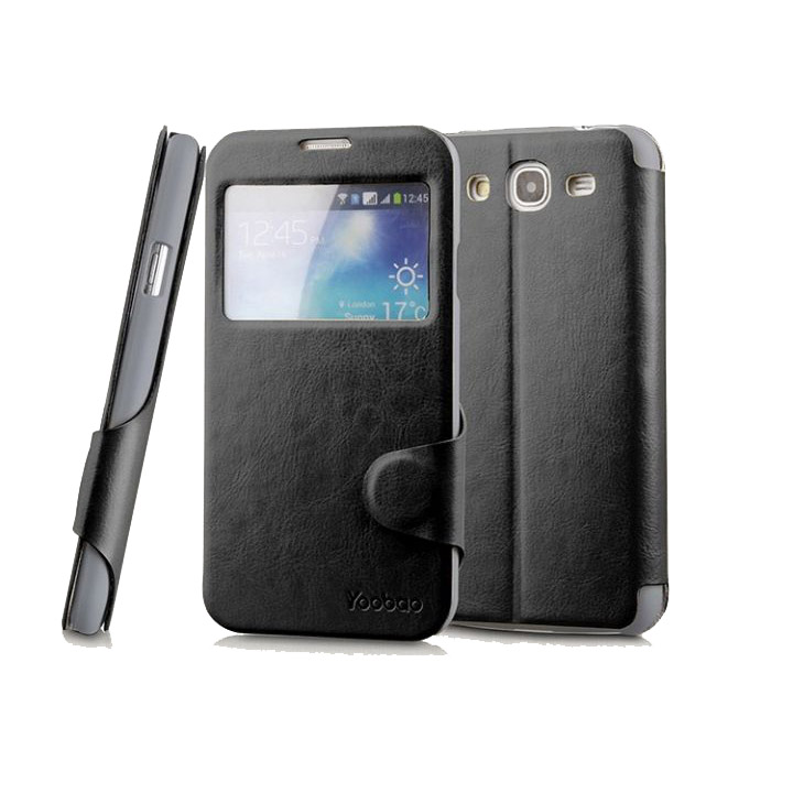 Чехол для Samsung i9150 Galaxy Mega 5.8 Yoobao Fashion leather case, black [LCSAMI9150-FBK]