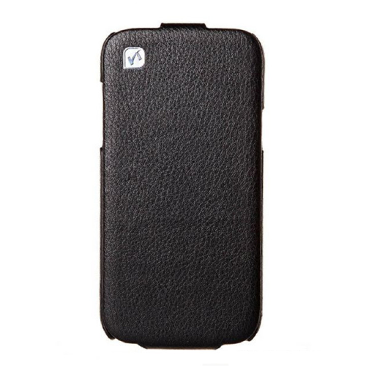 Чехол для Samsung i9190 Galaxy S4 Mini HOCO Duke flip leather case, black [HS-L066]