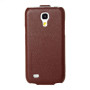 Чехол для Samsung i9190 Galaxy S4 Mini HOCO Duke flip leather case, brown [HS-L066] 