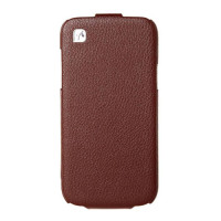 Чехол для Samsung i9190 Galaxy S4 Mini HOCO Duke flip leather case, brown [HS-L066]