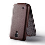 Чехол для Samsung i9190 Galaxy S4 Mini HOCO Duke flip leather case, brown [HS-L066]  - фото 3