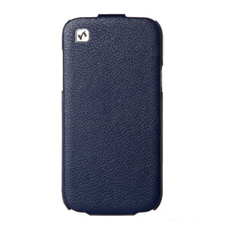 Чехол для Samsung i9190 Galaxy S4 Mini HOCO Duke flip leather case, deep blue [HS-L066]