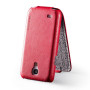 Чехол для Samsung i9190 Galaxy S4 Mini HOCO Duke flip leather case, red [HS-L066]  - фото 3