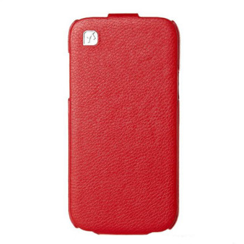 Чехол для Samsung i9190 Galaxy S4 Mini HOCO Duke flip leather case, red [HS-L066]