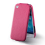 Чехол для Samsung i9190 Galaxy S4 Mini HOCO Duke flip leather case, rose red [HS-L066]  - фото 2