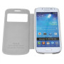 Чехол для Samsung i9190 Galaxy S4 Mini HOCO Star view leather case, ivory [HS-L046]  - фото 3