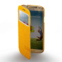Чехол для Samsung i9190 Galaxy S4 Mini Momax Flip View case, yellow [FVSAS4MINIY]  - фото 4