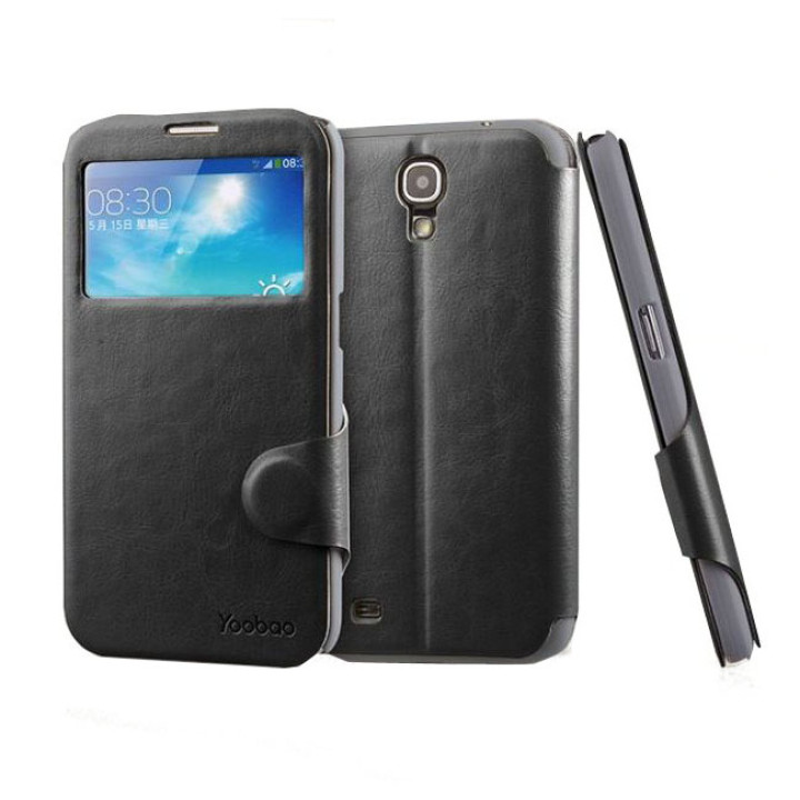 Чехол для Samsung i9200 Galaxy Mega 6,3 Yoobao Fashion leather case, black [LCSAMI9200-FBK]