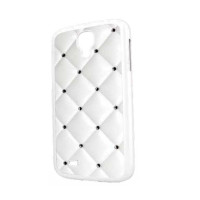 Чехол для Samsung i9500 Galaxy S IV iCover Quilting cover case, white [GS4-QT-WT]