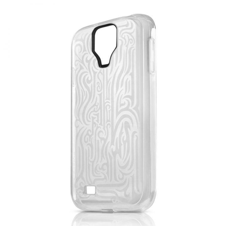 Чехол для Samsung i9500 Galaxy S IV itSkins Ink cover case, white [SGS4 NEINK WITE]