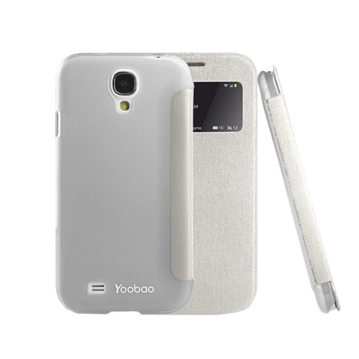 Чехол для Samsung i9500 Galaxy S IV Yoobao Slim II Leather case, white [LCSAMS4-SWT-II]