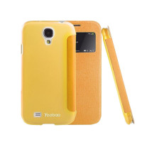 Чехол для Samsung i9500 Galaxy S IV Yoobao Slim II Leather case, yellow [LCSAMS4-SYL-II]