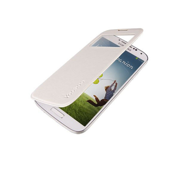 Чехол для Samsung i9500 Galaxy S IV Yoobao Slim III Leather case, white [LCSAMS4-SIIIWT]