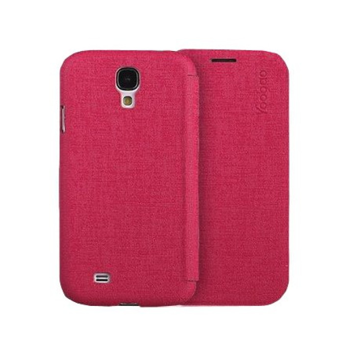 Чехол для Samsung i9500 Galaxy S IV Yoobao Slim Leather case, red [LCSAMS4-SRD]