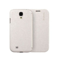 Чохол для Samsung i9500 Galaxy S IV Yoobao Slim Leather case, silver [LCSAMS4-SSV]