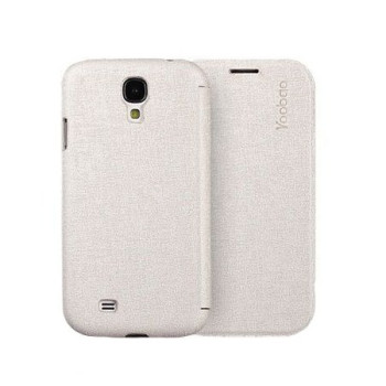 Чехол для Samsung i9500 Galaxy S IV Yoobao Slim Leather case, silver [LCSAMS4-SSV]