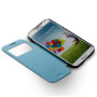 Чехол для Samsung i9500 Galaxy S4 Momax Flip View case, blue [FVSAS4B2]  - фото 6