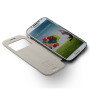 Чехол для Samsung i9500 Galaxy S4 Momax Flip View case, grey [FVSAS4A]  - фото 6