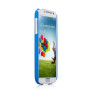 Чехол для Samsung i9500 Galaxy S4 Momax Ultratough Transparent case, blue [CUSAS4TB1]  - фото 3
