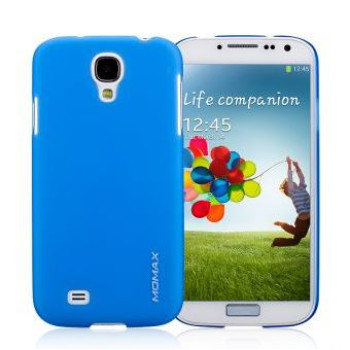 Чехол для Samsung i9500 Galaxy S4 Momax Ultratough Transparent case, blue [CUSAS4TB1]