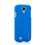 Чехол для Samsung i9500 Galaxy S4 Momax Ultratough Transparent case, blue [CUSAS4TB1]  - фото 4