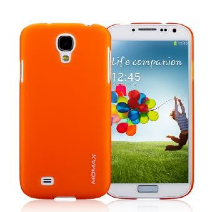 Чехол для Samsung i9500 Galaxy S4 Momax Ultratough Transparent case, orange [CUSAS4TO1]