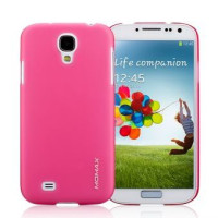 Чохол для Samsung i9500 Galaxy S4 Momax Ultratough Transparent case, pink [CUSAS4TP1]