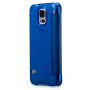 Чехол для Samsung i9600 Galaxy S5 Momax Flip View case, blue [FVSAS5B]  - фото 2