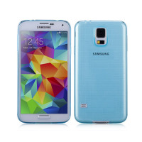 Чехол для Samsung i9600 Galaxy S5 Momax TPU soft case, blue [CCSAS5B]