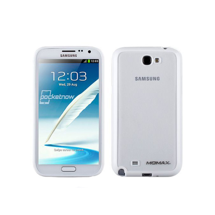 Чехол для Samsung N7100 Galaxy Note II Momax iCase Pro cover, white [ICPSANOTE2W1W]