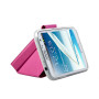 Чехол для Samsung N7100 Galaxy Note II Momax Smart case, pink [GCSDSANOTE2B11] 