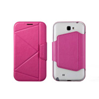 Чехол для Samsung N7100 Galaxy Note II Momax Smart case, pink [GCSDSANOTE2B11]