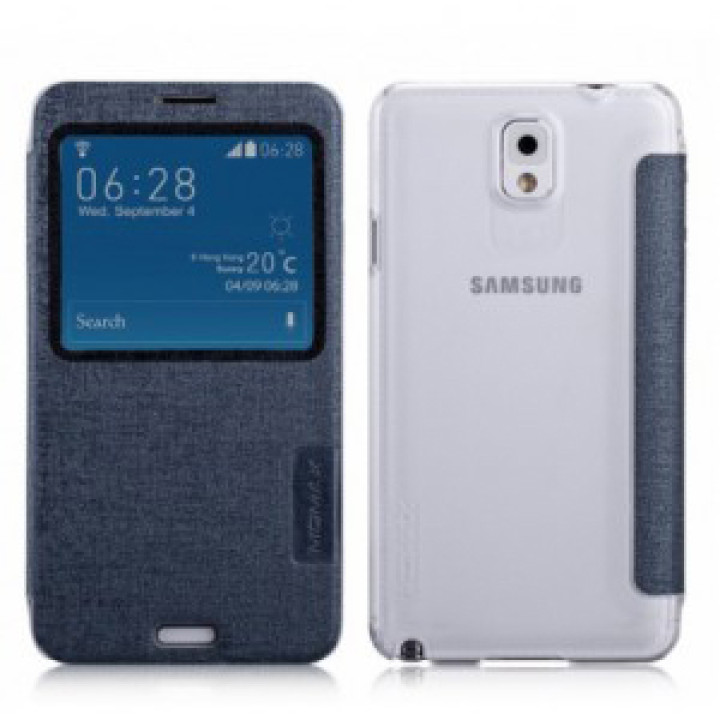 Чехол для Samsung N9000 Galaxy Note 3 Momax Flip View case, grey [FVSANOTE3A]