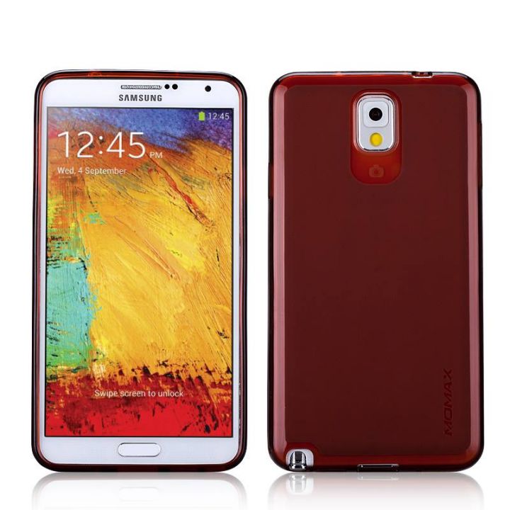 Чехол для Samsung N9000 Galaxy Note 3 Momax Protection TPU cover case, brown [CCSANOTE3F]