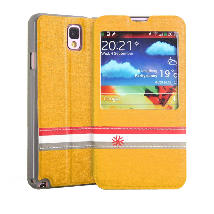 Чехол для Samsung N9000 Galaxy Note 3 Yoobao Fashion case, yellow [PCSAMN9000-FYL]