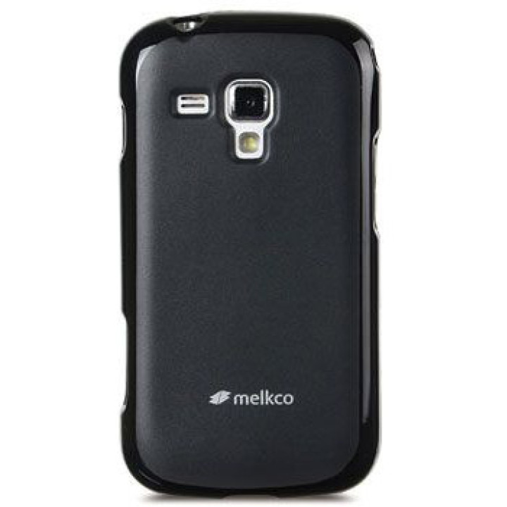 Чехол для Samsung S7562 Galaxy S DuoS Melkco Poly Jacket TPU cover, black [SS7562TULT2BКМТ]