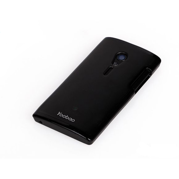 Чехол-накладка для Sony Xperia Ion LT28i Yoobao 2 in 1 Protect case, black [PCSONYLT28I-BK]