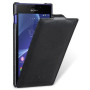 Чехол для Sony Xperia M2 Melkco Jacka leather case, black [SEMX2DLCJT1BKPULC]  - фото 2
