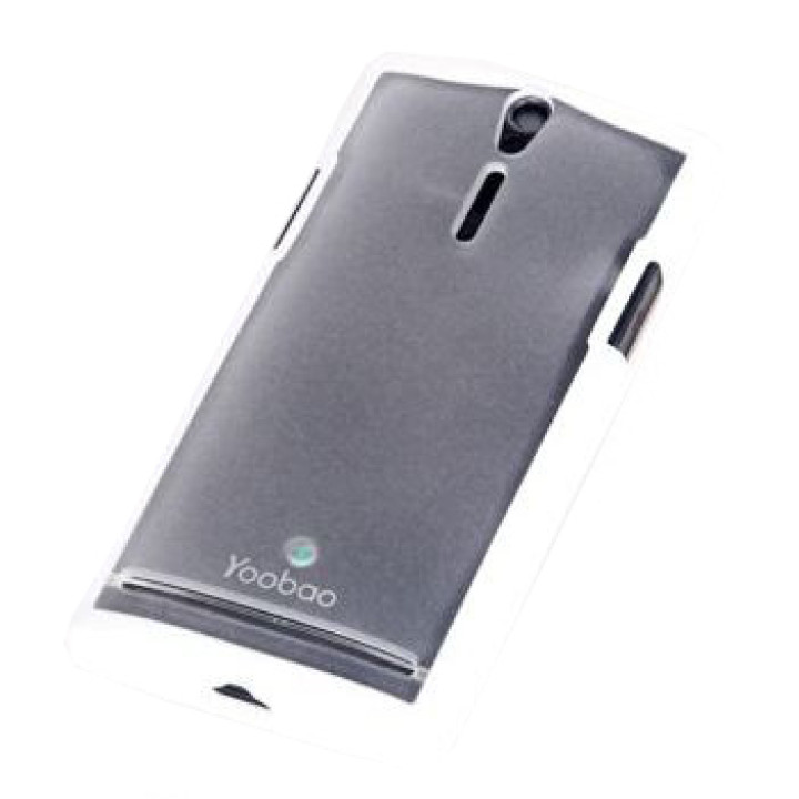 Чехол-накладка для Sony Xperia S LT26i Yoobao 2 in 1 Protect case, white [PCSELT26I-WT]