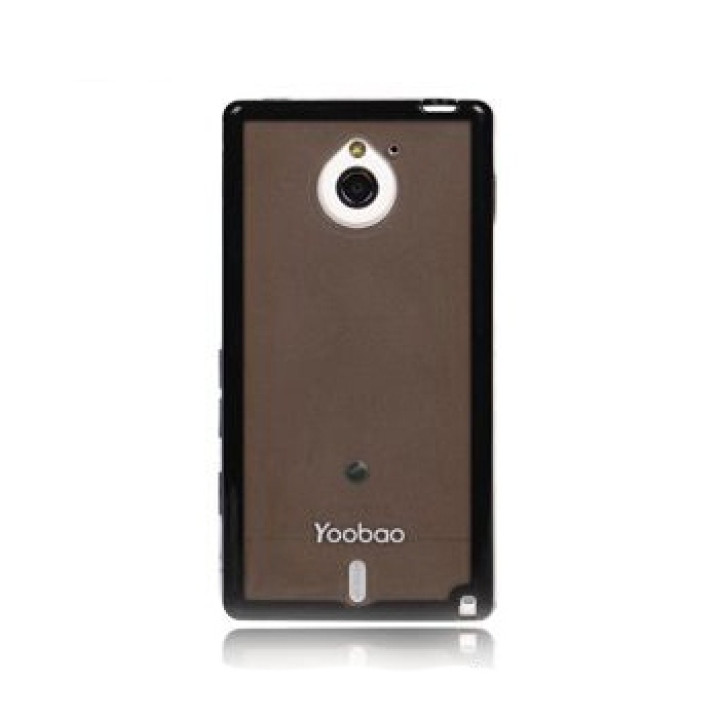Чехол для Sony Xperia Sola MT27i Yoobao 2 in 1 Protect case, black [PCSONYMT27I-BK]