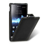 Чехол для Sony Xperia U ST25i Melkco Jacka leather case, black [SEXPEULCJT1BKLC]  - фото 2