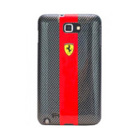 Чехол для Samsung i9220 Galaxy Note Ferrari Carbon back cover red