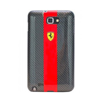 Чехол для Samsung i9220 Galaxy Note Ferrari Carbon back cover red