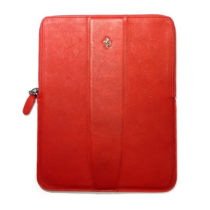 Чехол для iPad Ferrari Modena leather sleeve with zipper red