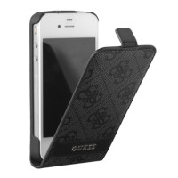 Чехол для iPhone 4 GUESS 4G flip case grey